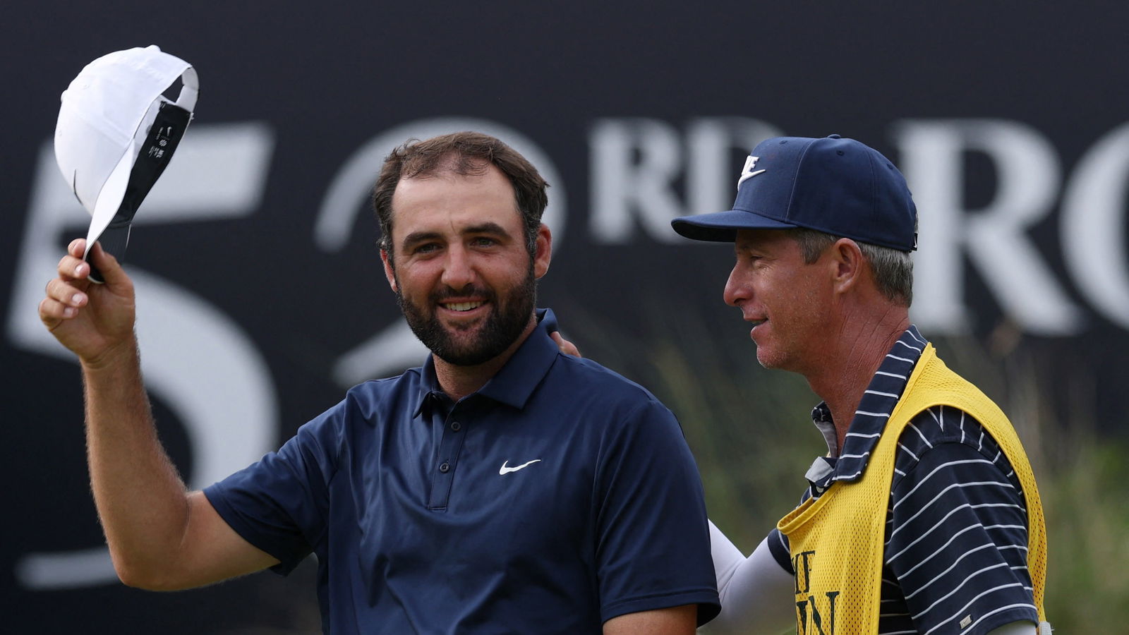 Scottie Scheffler and Ted Scott