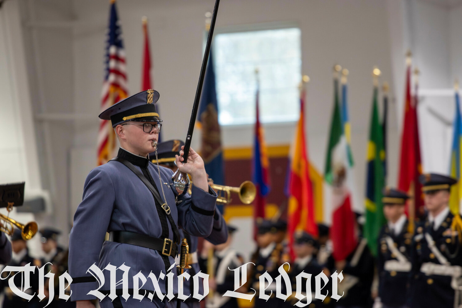 PHOTO GALLERY: MMA hosts military review in honor of Veterans Day