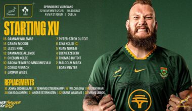 Snyman strikes 50 as Boks opt for experience