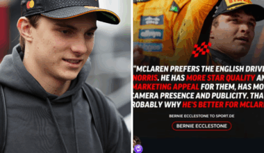 Oscar Piastri shares social media post about perceieved McLaren favouritism towards Lando Norris