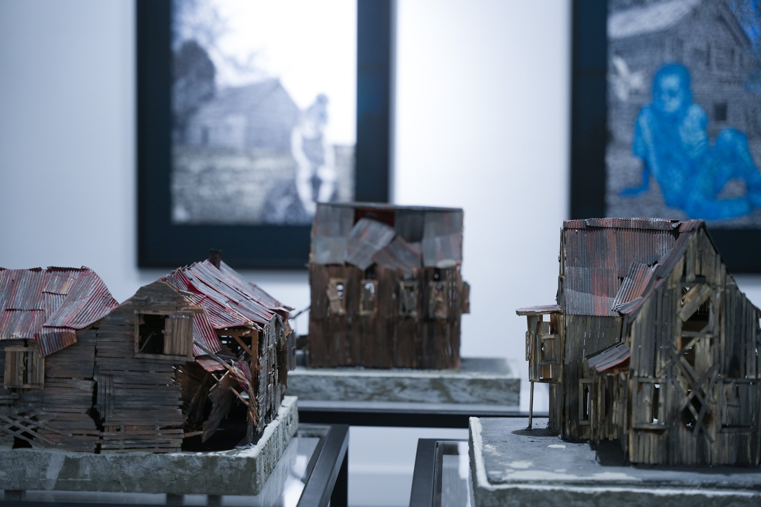 Sefa Çakır's work is on display in the “I Closed the Door from the Outside” exhibition at the Vision Art Platform in the Beşiktaş district of Istanbul, Türkiye, Nov. 20, 2025. (Photo Courtesy of Vision Art Platform)