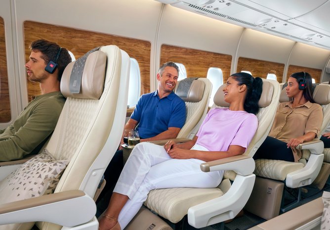 Perth flyers get ready to jet off in style with Emirates officially launching premium economy for WA travellers.