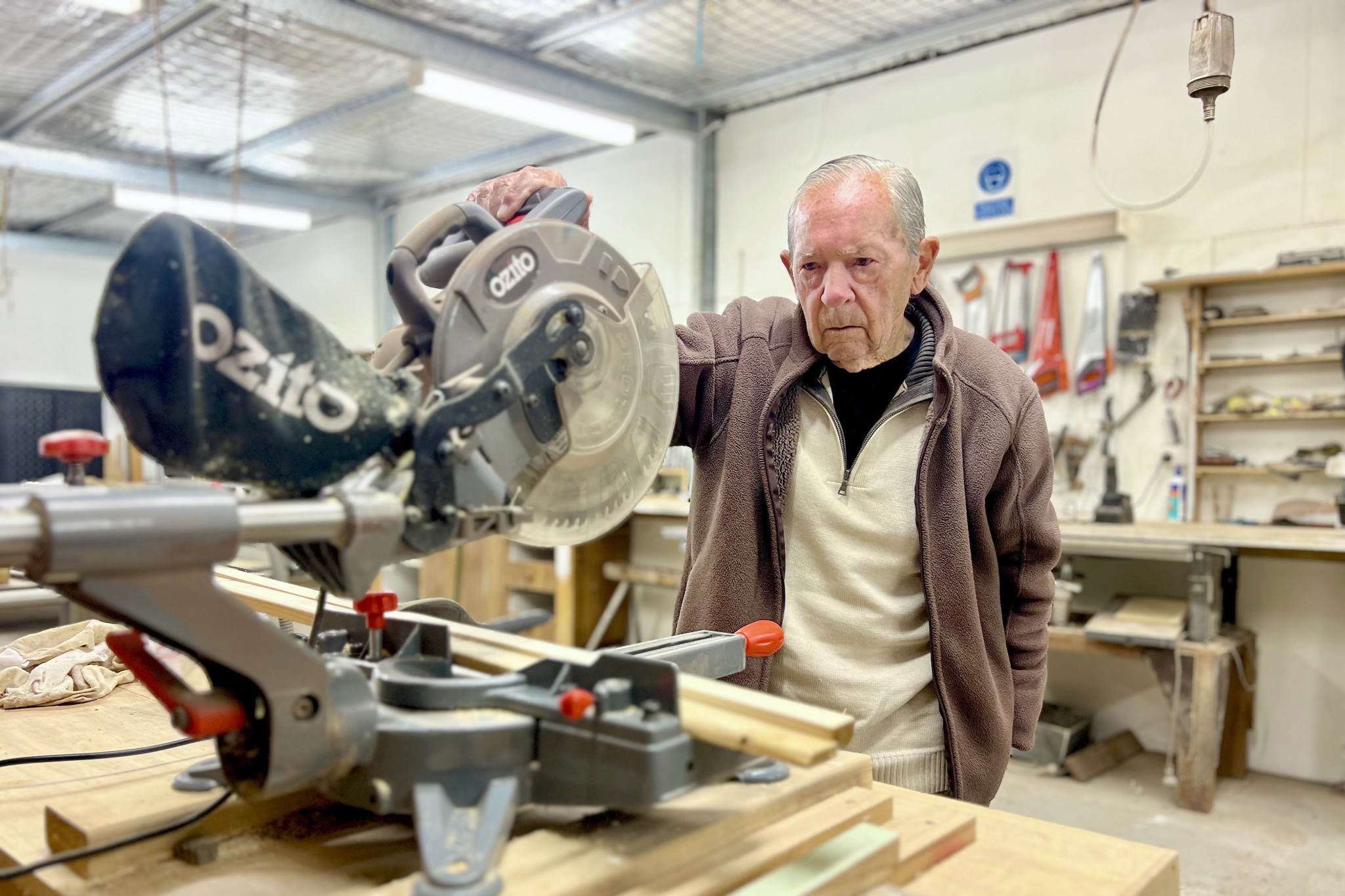 Murtoa Men’s Shed president Don Laskey says new tools funded through the Victorian Government’s Men’s Shed Program will help the group continue its hands-on projects for the community.