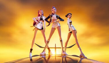 HUNTR/X from Netflix's animated film &Prime;KPop Demon Hunters&Prime; [NETFLIX]