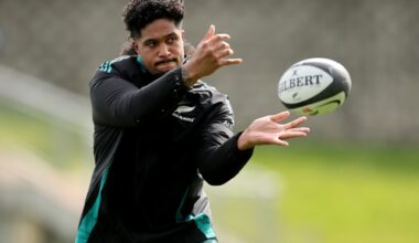 All Blacks team to play Scotland in Edinburgh Announced