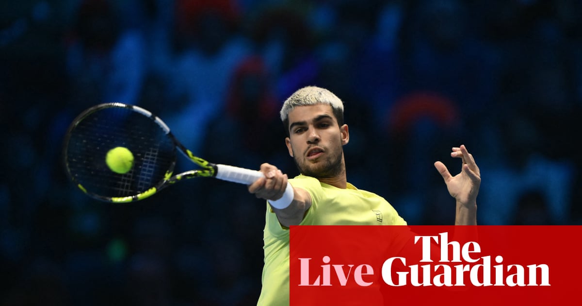 ATP Finals tennis: Carlos Alcaraz v Jannik Sinner in the final – live | ATP Finals