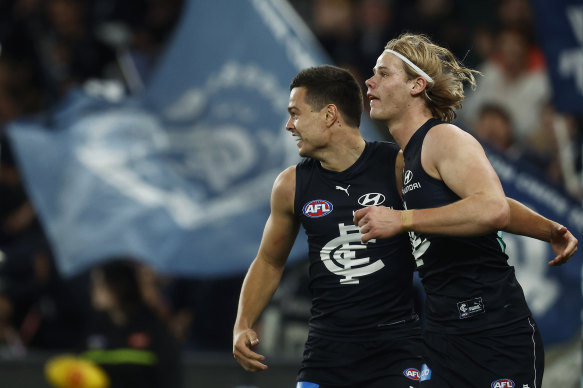 Jack Silvagni and Tom De Koning have both left the Blues, bound for St Kilda.