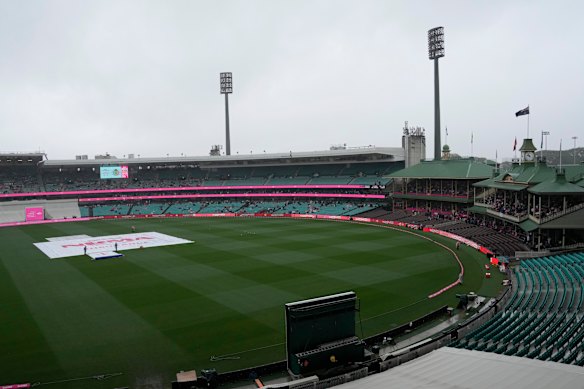 Business as usual at the Sydney Cricket Ground in early January.