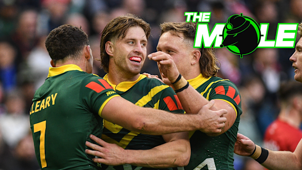 Cameron Munster of the Australian Kangaroos