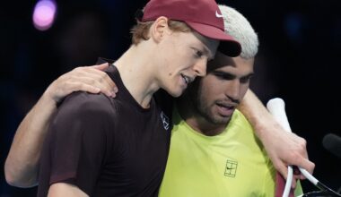 The rivalry between Jannik Sinner and Carlos Alcaraz has dominated tennis in 2025