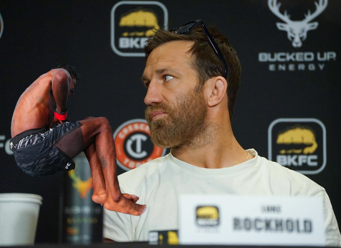 Luke Rockhold questions Kevin Holland