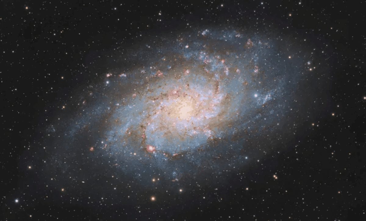 Astrophotographer Captures Stunning Image Of The Triangulum Galaxy