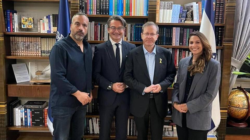 יו"ר תאגיד השידור האוסטרי, נשיא המדינה ובכירי כאן