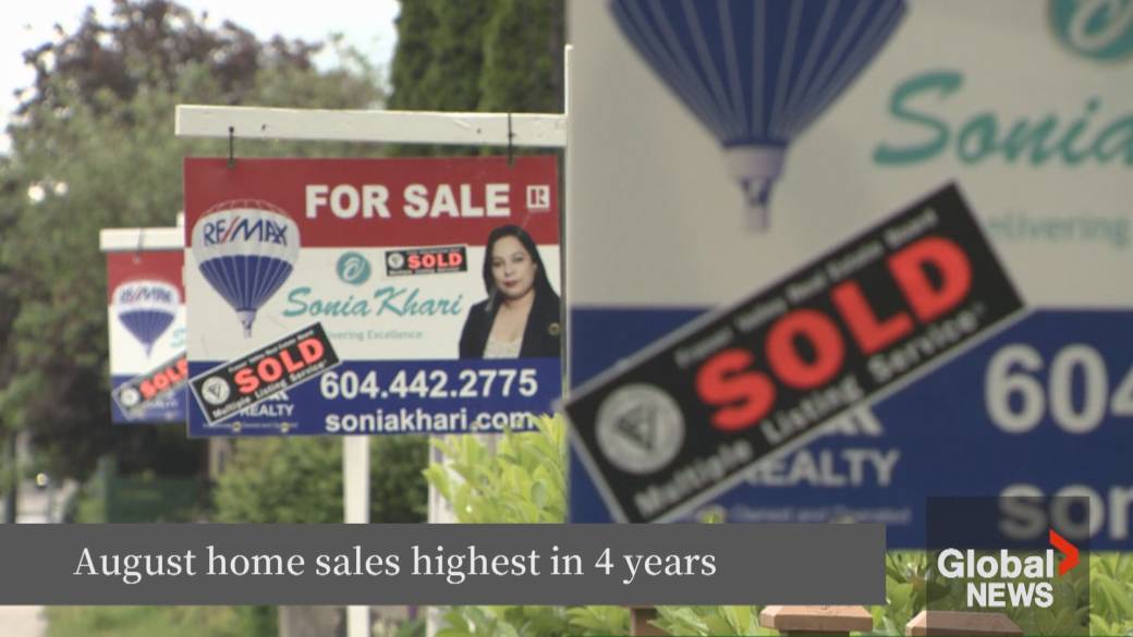 Click to play video: 'Business Matters: August national home sales in Canada hit 4-year high'