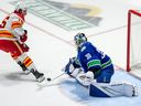 The Canucks have called up Jiri Patera from Abbotsford just to give Thatcher Demko and Kevin Lankinen a little more rest.