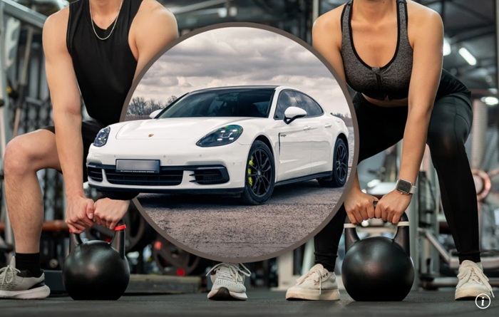 Controversial challenge : Chinese gym offers 'Porsche' for losing 50kg in 3 months