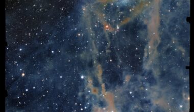 Euclid peers through a dark cloud’s dusty veil