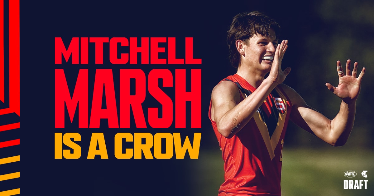 Crows select Mitchell Marsh with Pick No.22