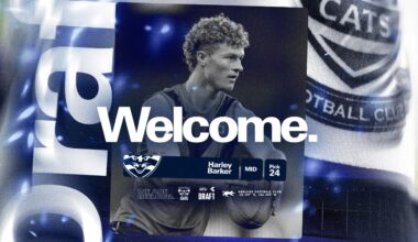 Cats Select Harley Barker with the 24th Pick in the AFL Draft
