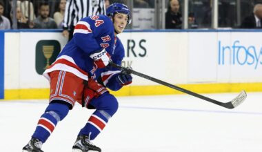 New York Rangers call up top prospect Gabe Perreault amid scoring woes