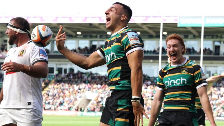 Edoardo Todaro of Northampton Saints