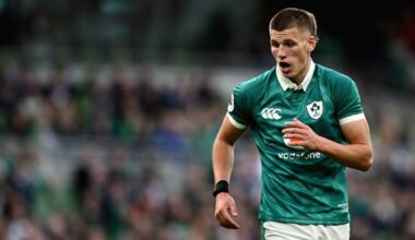 Prendergast given Ireland 10 shirt as Lion returns in unfamiliar role