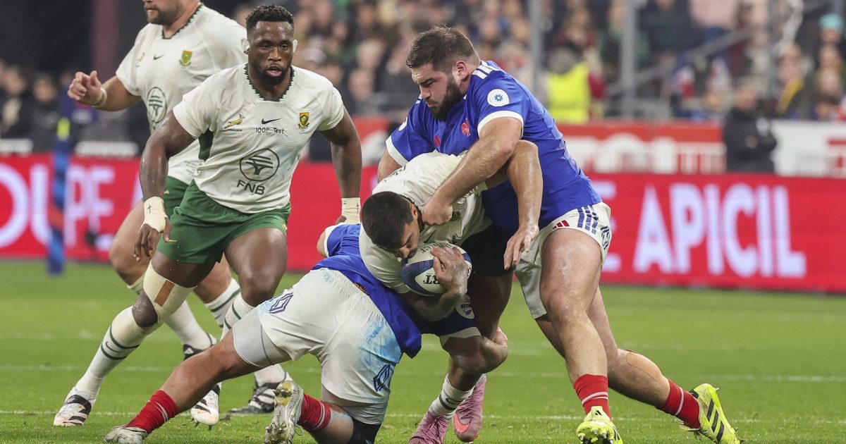 Bruising France and Springboks encounter takes toll as injuries pile up