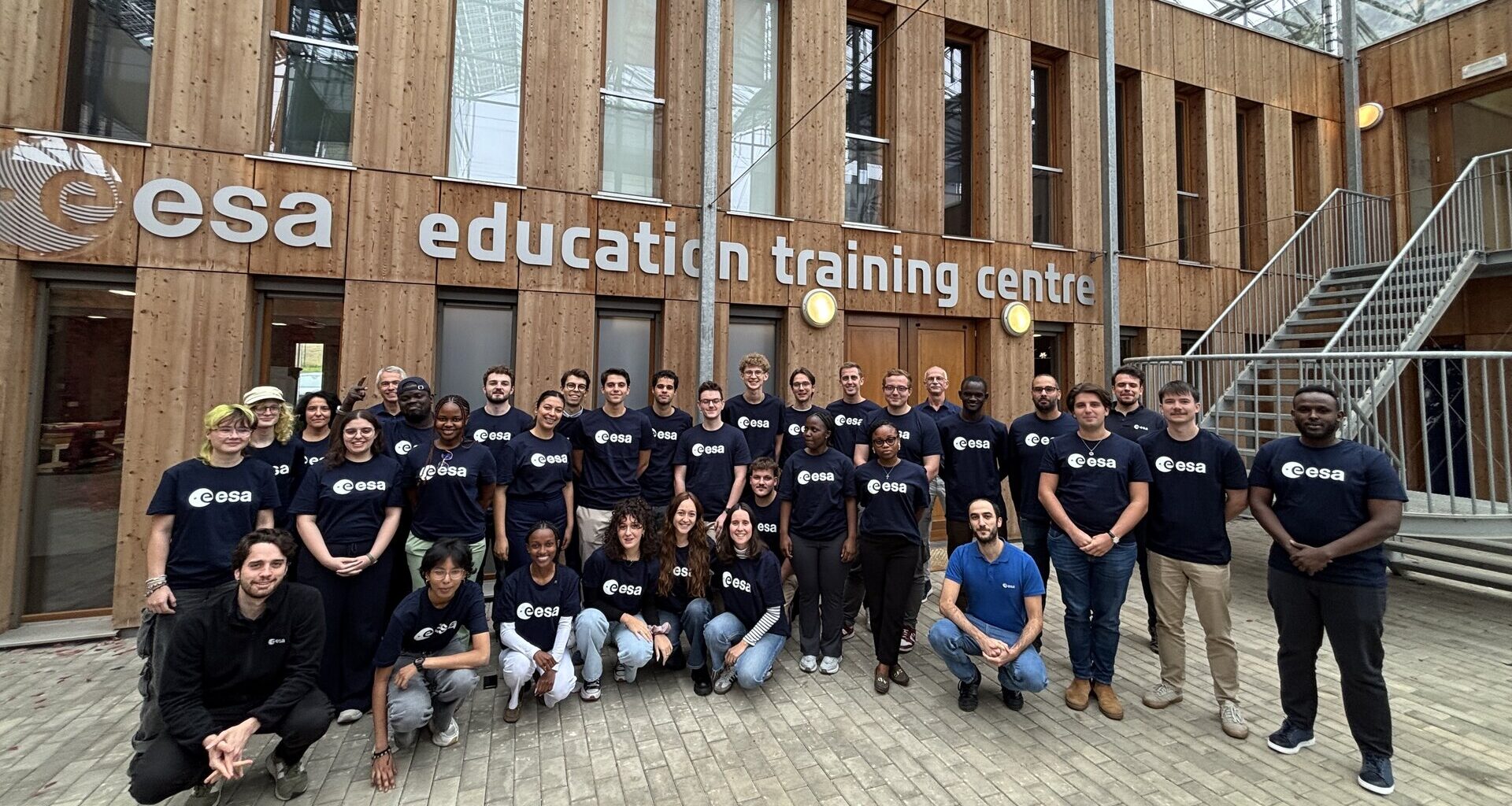 Group picture at the Space Systems Engineering Training Course at ESEC – Galaxia