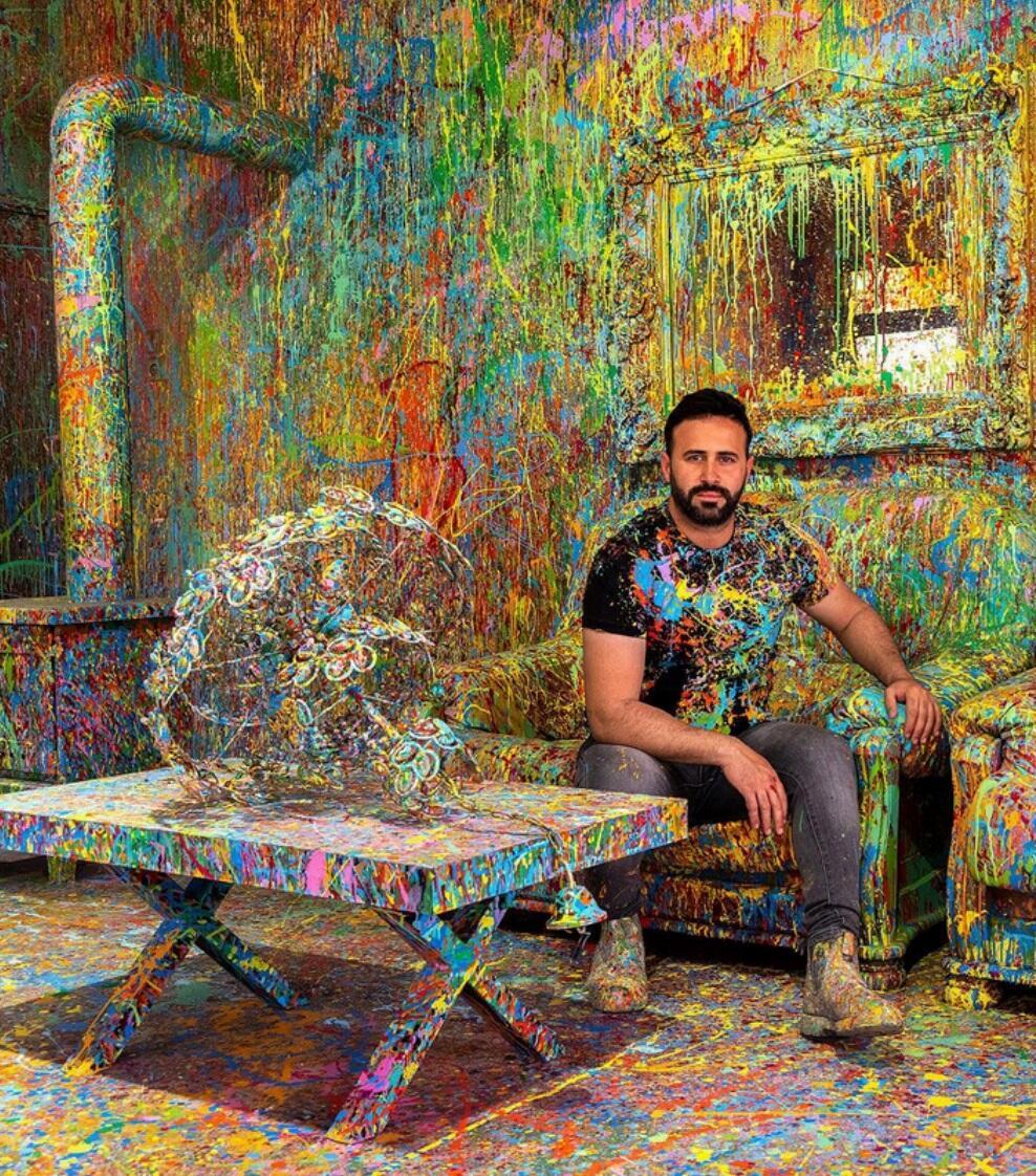 Druze artist Sam Halaby is known as the Color Hunter 
