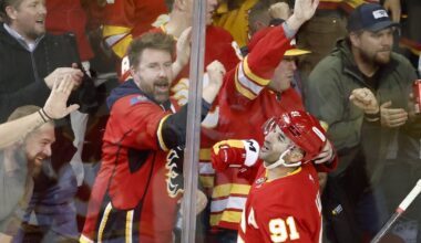 Nazem Kadri scores in 1,000th career game as Calgary Flames topple Columbus Blue Jackets
