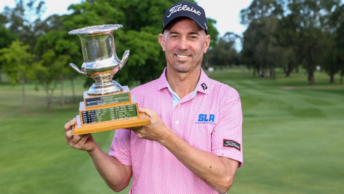 Jason Norris clinches a second Australian PGA Seniors title
