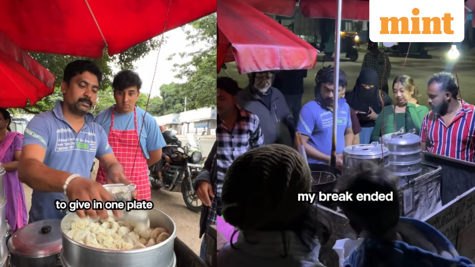 Viral video claims Bengaluru momo seller earns  <span class='webrupee'>₹</span>1 lakh a day.