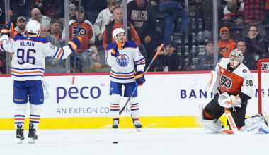 Roslovic scores in OT, Oilers defeat Flyers