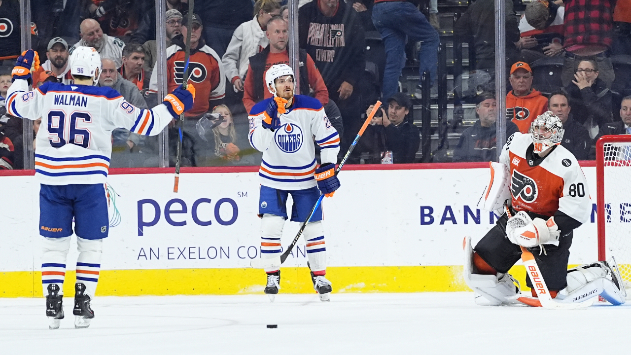 Roslovic scores in OT, Oilers defeat Flyers
