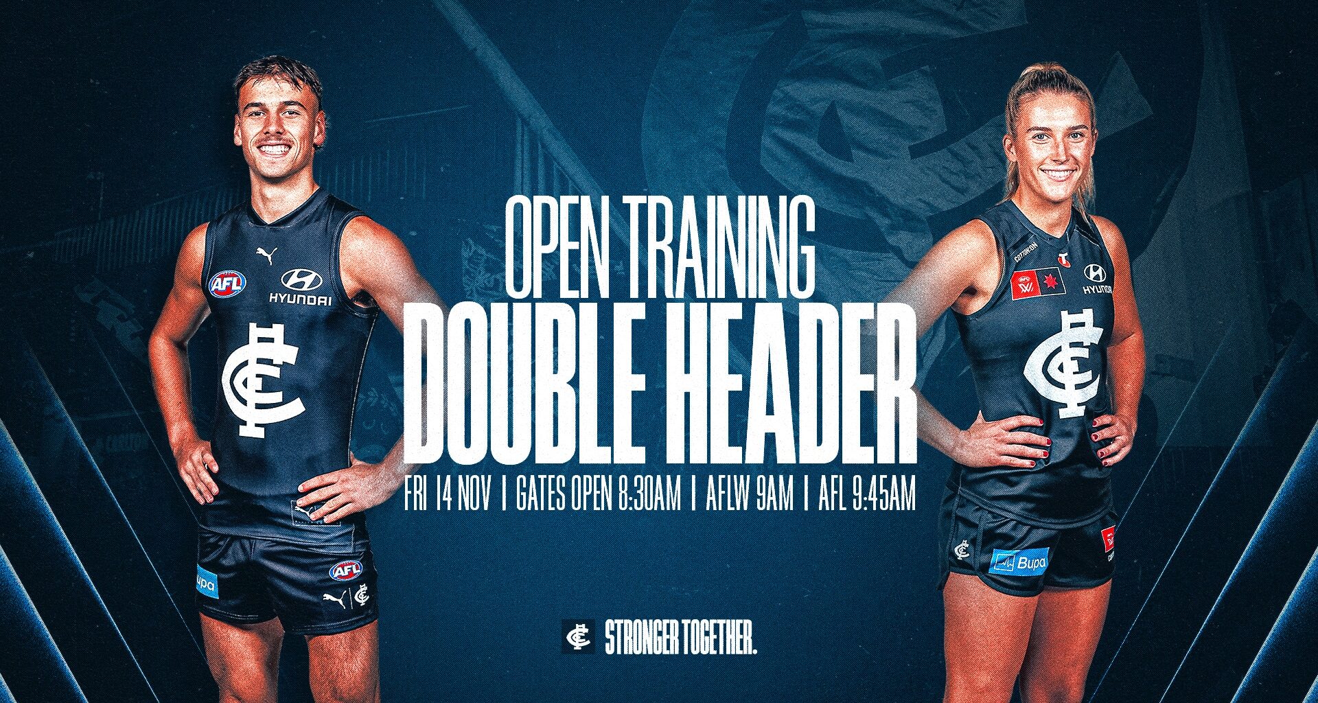 Open training double header at IKON Park!