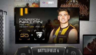 Nairn becomes a Hawk