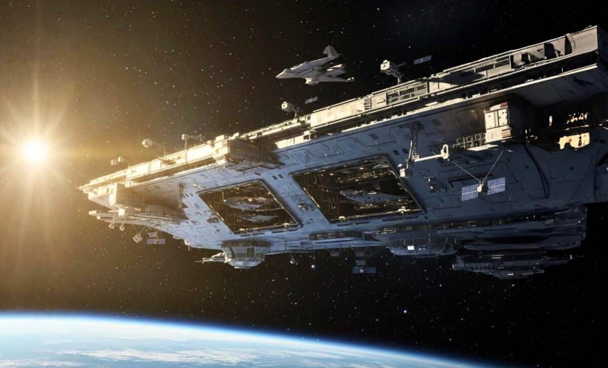 Representative Image Of A Spaceship Only