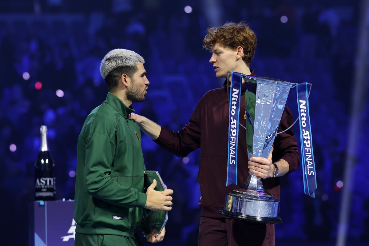 Carlos Alcaraz v Jannik Sinner live: ATP Finals result and reaction as rivals clash for year-end crown and massive pay-day