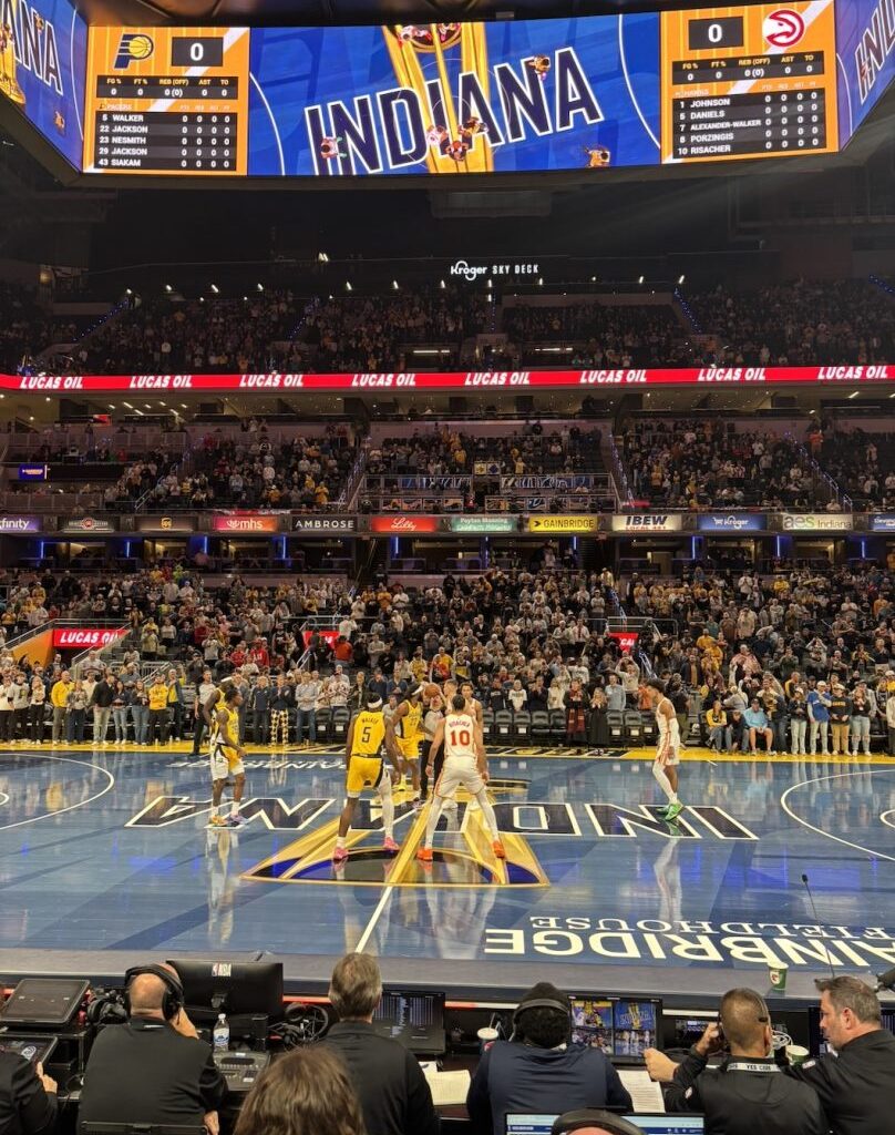 Gainbridge Fieldhouse, home of the Indiana Pacers
