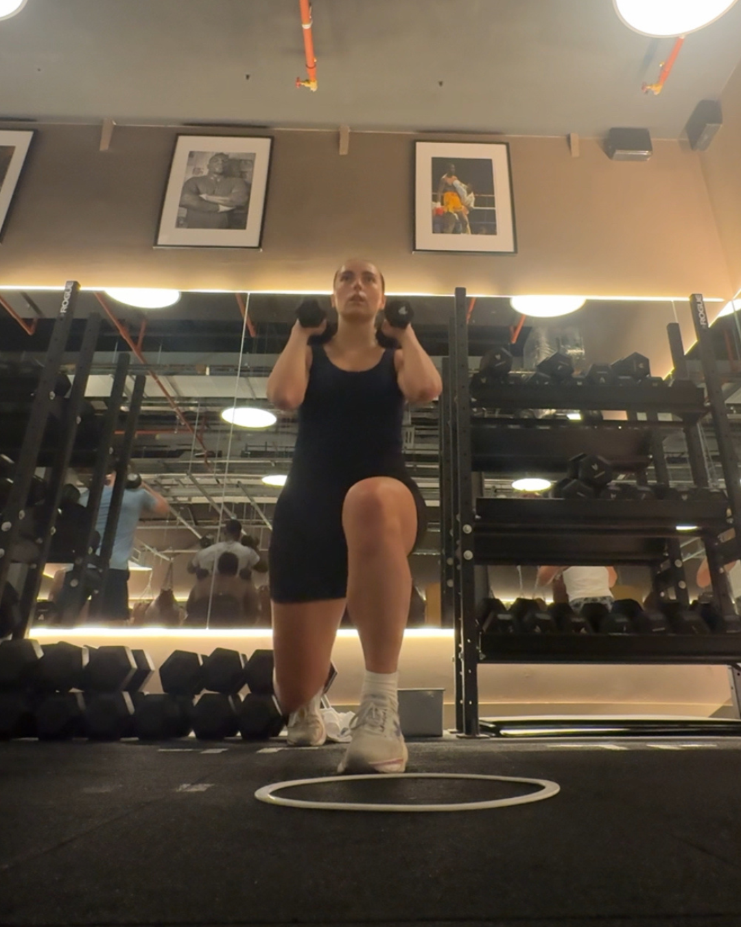 Health Writer Georgia Brown following a Pilates and strength based workout