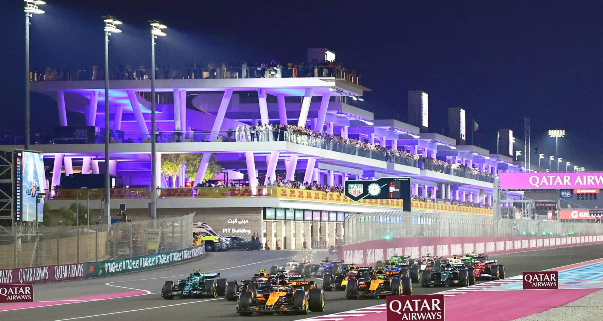 Today's F1 starting grid for the 2025 Qatar Grand Prix