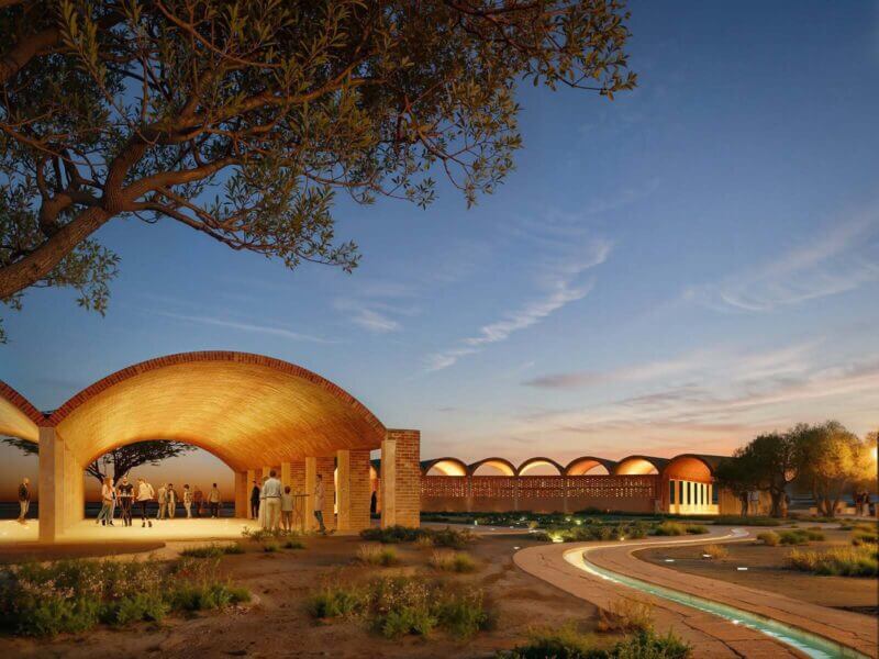 The vaults would emulate the context’s terrain.