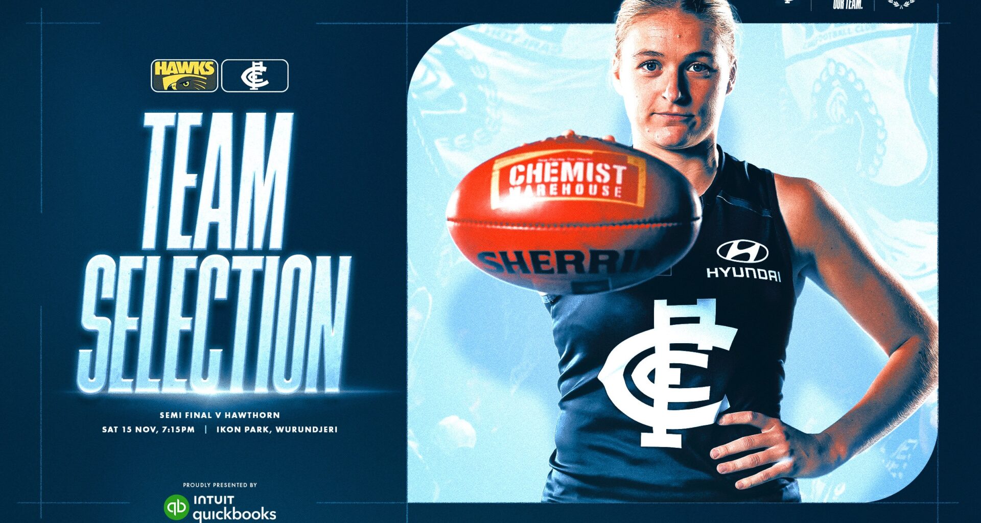 AFLW team news: Blues confirm their 21