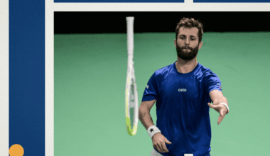 A tennis trick shot gone wrong at the Davis Cup and the fine line between class and ‘clown’