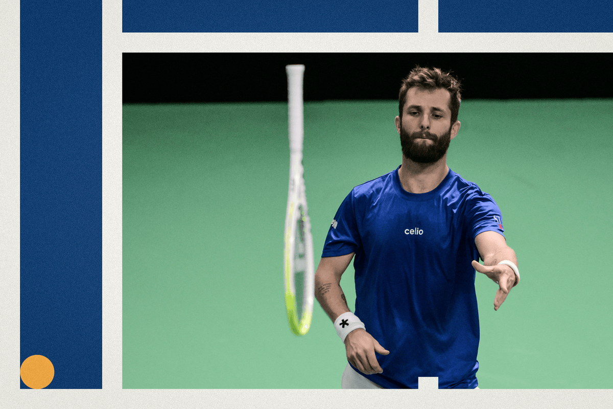 A tennis trick shot gone wrong at the Davis Cup and the fine line between class and ‘clown’