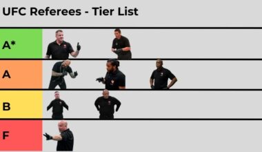 UFC Referees - Ranking The Best Third Men In The Octagon