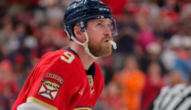 Sam Bennett may be playing himself off of Team Canada