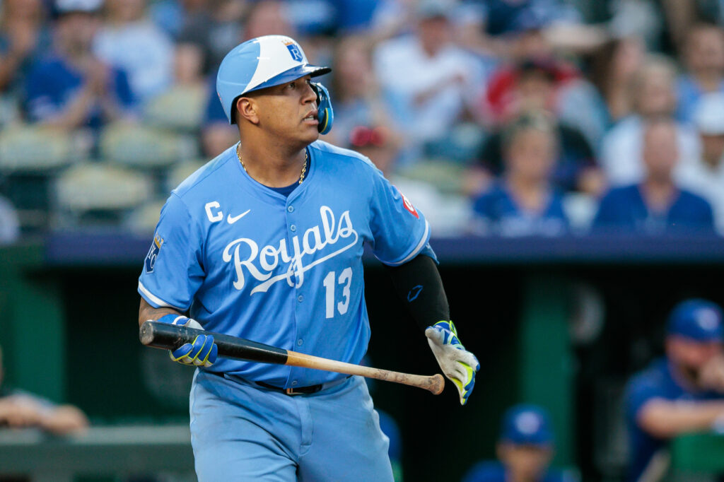 Kansas City Royals catcher Salvador Perez
