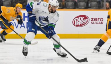 Kane and Boeser score twice, Willander picks up first NHL point in Canucks’ OT win vs. Predators