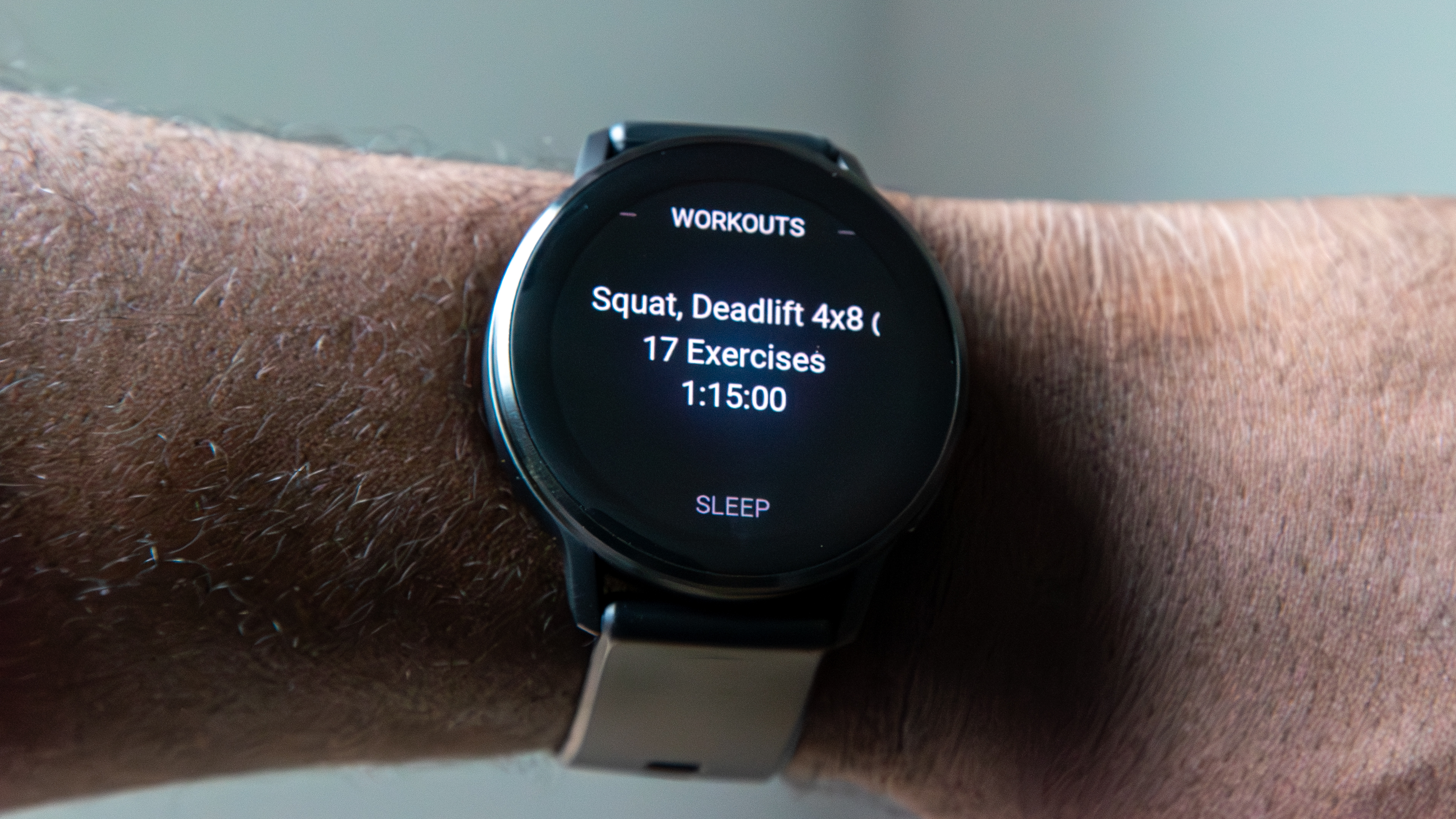Garmin Venu 4 morning report suggested workout